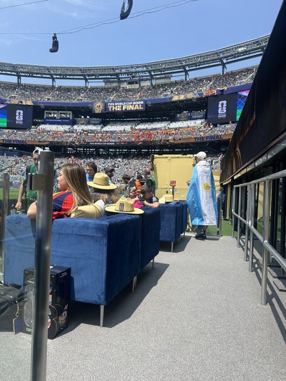 The_Forty_Four's tweet photo. 🚨The view from the $1 million on-the-pitch hospitality seats… https://t.co/Eqn2UG2ys4