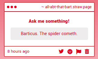 Bart tweet media