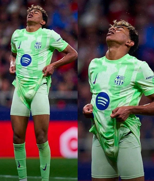 boysnationxcx's tweet photo. Now that the World Cup finals have begun, let’s take a look at Lamine Yamal’s huge bulge 👀🇪🇸 https://t.co/FgfFtTFYRH