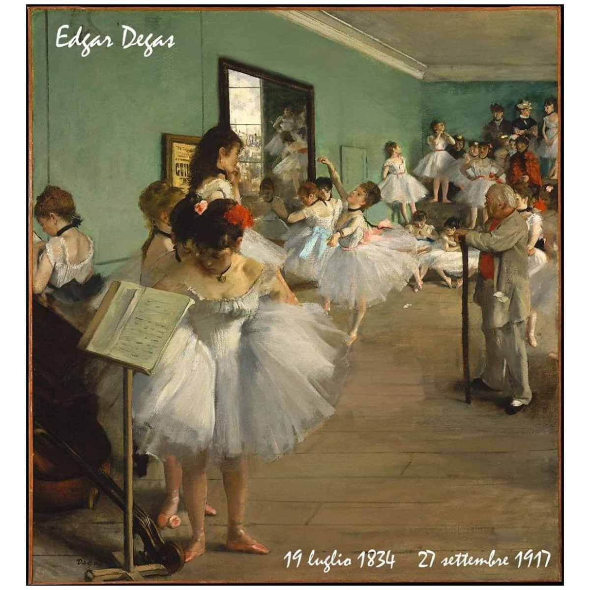 BergamoeC's tweet photo. @teatrolafenice Hilaire German Edgar Degas
Parigi 19 luglio 1834
Parigi 27 settembre 1917

“Dipingere è facile quando non sai come si fa, ma molto difficile quando lo sai.”

#edgardegas
#degas
#paris
#19luglio1834 https://t.co/WZ3ihhfTkl