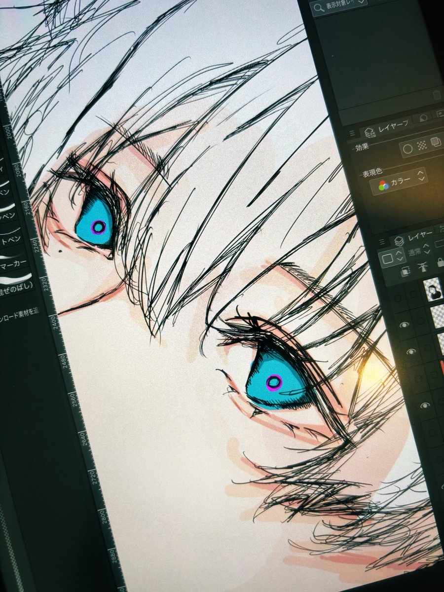 YuinoseIll7's tweet photo. 目👀👀
 #イラスト  #illustration https://t.co/aLriCH8kPJ