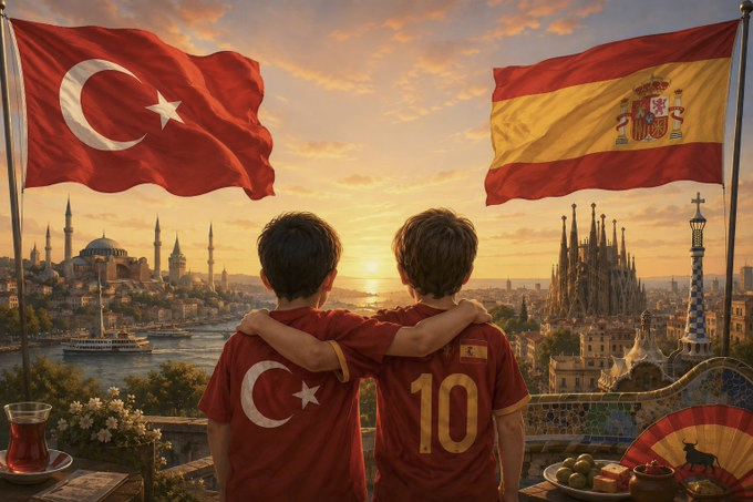 tweettenduvar's tweet photo. ¡Todo el pueblo de Turquía está con España!
🇹🇷❤️🇪🇸

#España #Espana #WorldCupSpainvsArgentina #ESPARG #FIFAWorldCup #WorldCup2026 #CopaMundialFIFA https://t.co/uVJ3duCznK