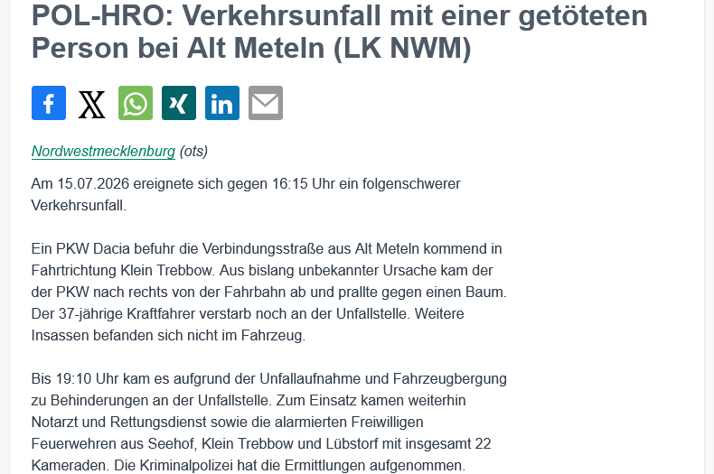 mourix's tweet photo. Das ist der vierundvierzigste Wermutstropfen™️ in #meckvorp für Minister Pegels 2026er Statistik! #kurs100 #wirschaffendas #mvtutgut #mvtutweh #KleinTrebbow #AltMeteln #whatsappbling https://t.co/2txr6NufdJ