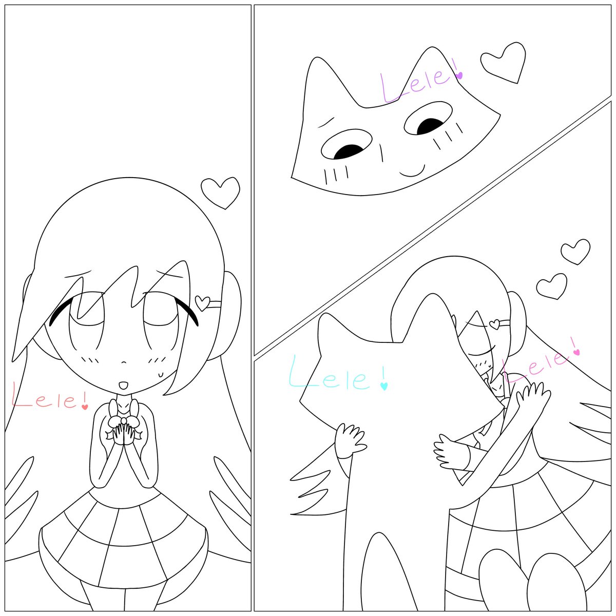 sugarlele_'s tweet photo. “pretty please?” 🍬 (´ ω `♡)
she can’t go without a hug and kiss, how cute ⛅️💜
and also, good afternoon everybody!
#kawaii #x #shipart #art #cute #pastel #houseofpuso #puso #love #poc #blackartist #fyp #drawing #comic #oc #lovelanguage #hug #kiss https://t.co/Jqyu4pcyPJ