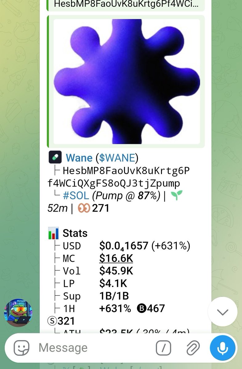 De_phane's tweet photo. $WANE

Called at $16.6k mc 

Did a solid 6.4x gain in my alpha group 

Ca;
HmqNryXmwU2H7tYZwTyd3nqUnEiELGjxivgDocEPpump

#memecoin #solana #degen https://t.co/K6CqLXUIji