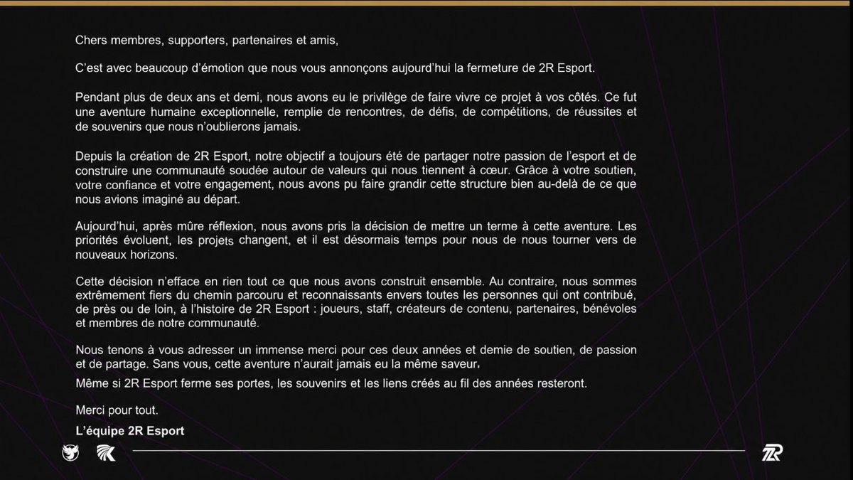 2R Esport tweet media