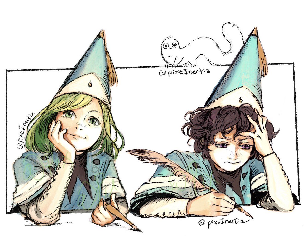 PixeInertia's tweet photo. Finished the meme drawing! 

#wha #witchhatatelierfanart #witchhatatelier #illustration‌‌ #coco #agott #brushbuddy #meme https://t.co/dYutDxd8M1