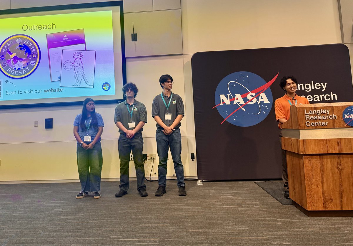 shelly_simonds's tweet photo. At NASA Langley Research Center    celebrating student scientists from across Virginia participating in the Virginia Earth Science Scholars program funded in part by our state budget. @NASALangley https://t.co/pxOdEX2CqZ