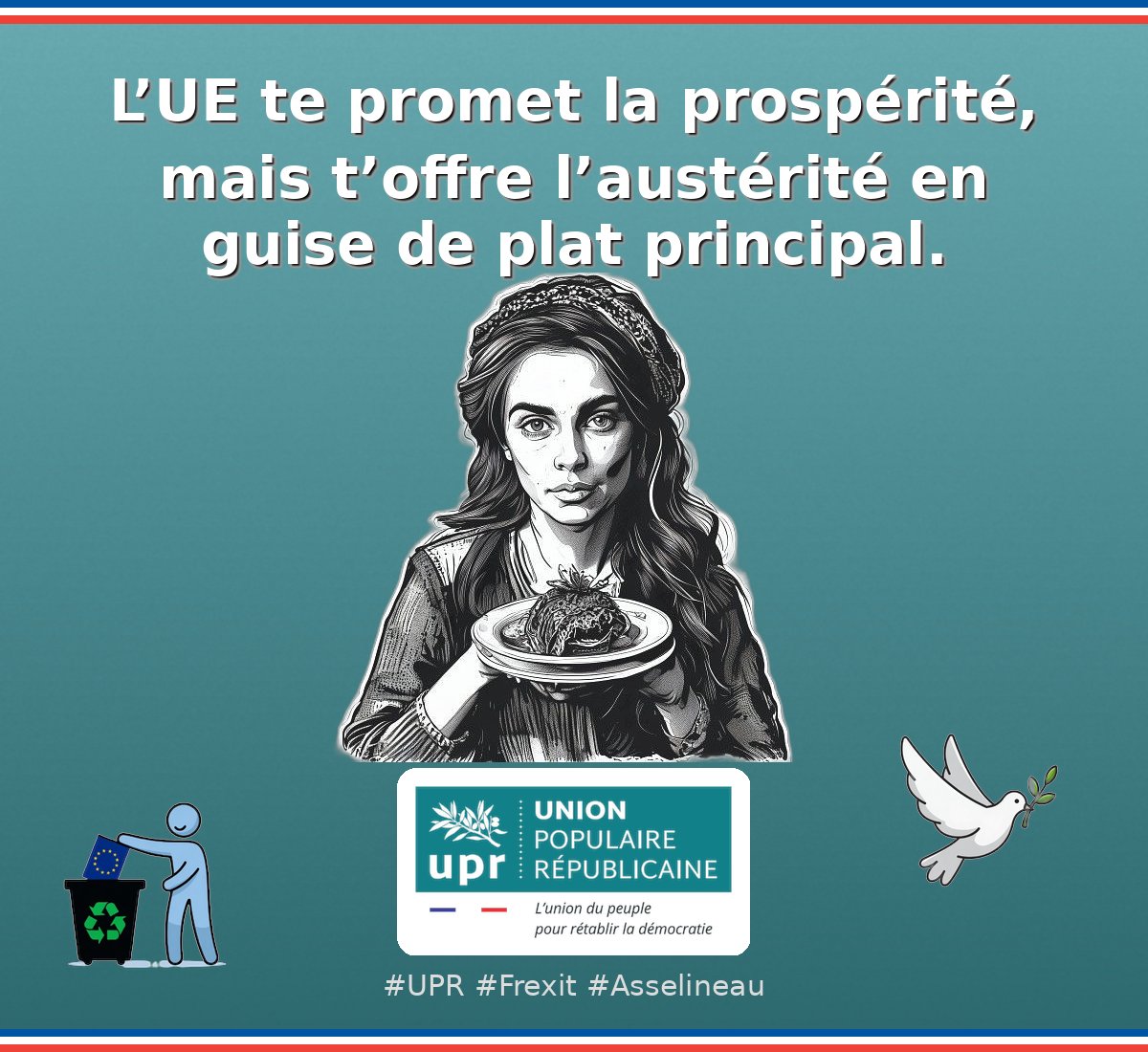 elch0riz0's tweet photo. ▪️
𝘓’𝘜𝘌 𝘵𝘦 𝘵𝘢𝘹𝘦 𝘮ê𝘮𝘦 𝘵𝘦𝘴 𝘳ê𝘷𝘦𝘴. 🌙💸

Bonne soirée ! 🌙

#UPR #Frexit #Asselineau #StopUE #Liberté #VoteJeune #ReprendsLeControle #dpe https://t.co/05CW3f9yzh