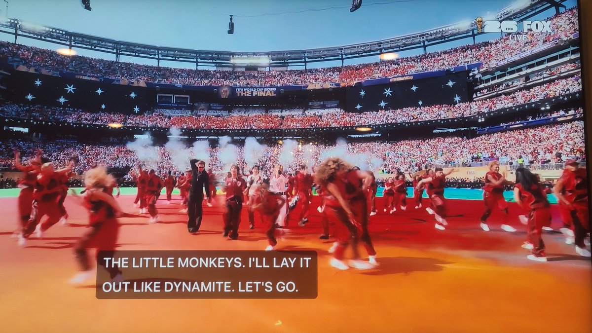 Army_Connect's tweet photo. BTS performed Dynamite at the World Cup's Half Time Show 📢‼️

BTS AT WORLD CUP 2026
#BTSxWORLDCUP2026
#BTSHALFTIMESHOW https://t.co/suUnlQmXQO