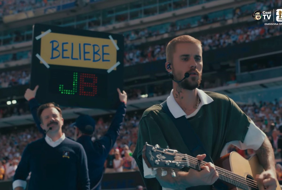goleadadazoeira's tweet photo. JUSTIN BIEBER E TED LASSO!

A CONEXÃO QUE NINGUÉM ESPERAVA

DEMAIS!!! https://t.co/7BJZgCiANa