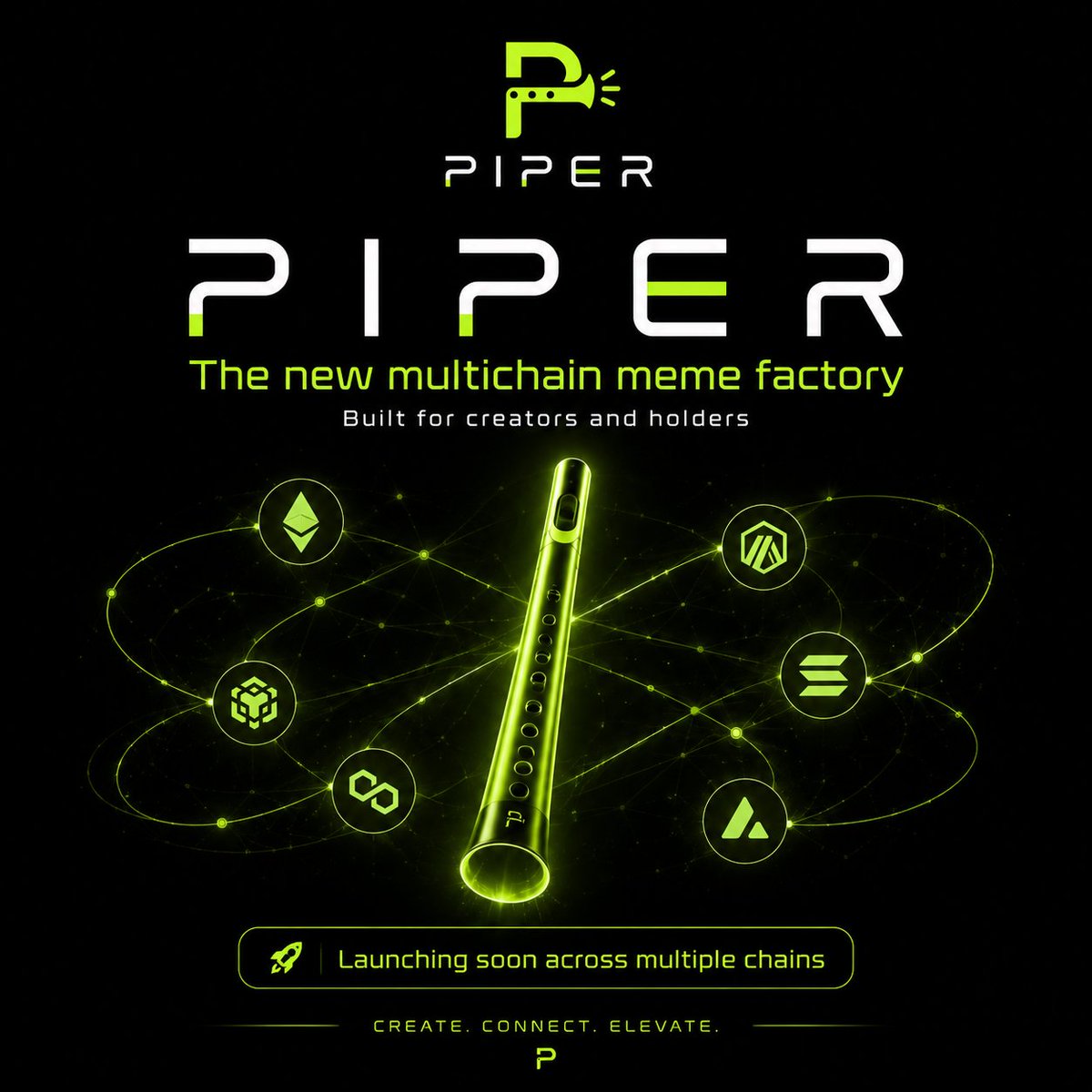 PiperOnChain's tweet photo. 🚨 Introducing Piper, the new multichain meme factory.

A platform built to empower the people shaping the next generation of memecoins: creators and holders.

More opportunities. More networks. One powerful community.

🚀 Launching very soon across multiple blockchains.

#Piper https://t.co/wcb3qzhvCs
