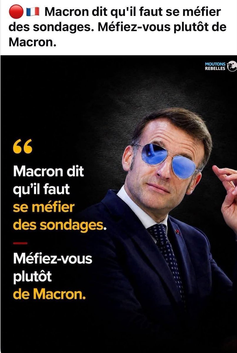 daniel_pilotte's tweet photo. je n'ai pas peur des sondages méfions-nous plutôt de FOUTRIQUET. https://t.co/D9Y2eW15Rx