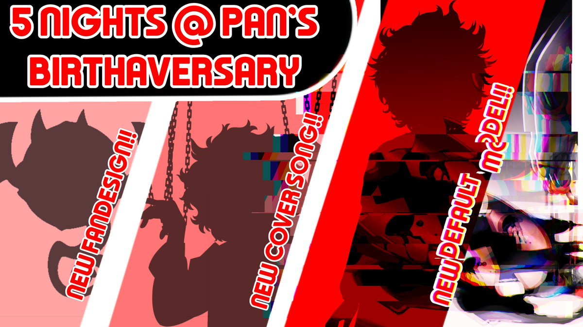 PanMoran_'s tweet photo. THE BIRTHAVERSARY STARTS TOMORROW!!!

I'LL BE STREAMING 12PM TO 10PM CENTRAL MONDAY TO FRIDAY 

AND RELEASING NEW THINGS THROUGHOUT THE WEEK :3 

BE THERE OR BE SQUARE

https://t.co/e23ZYUMROn https://t.co/cIf8l8Fhqf