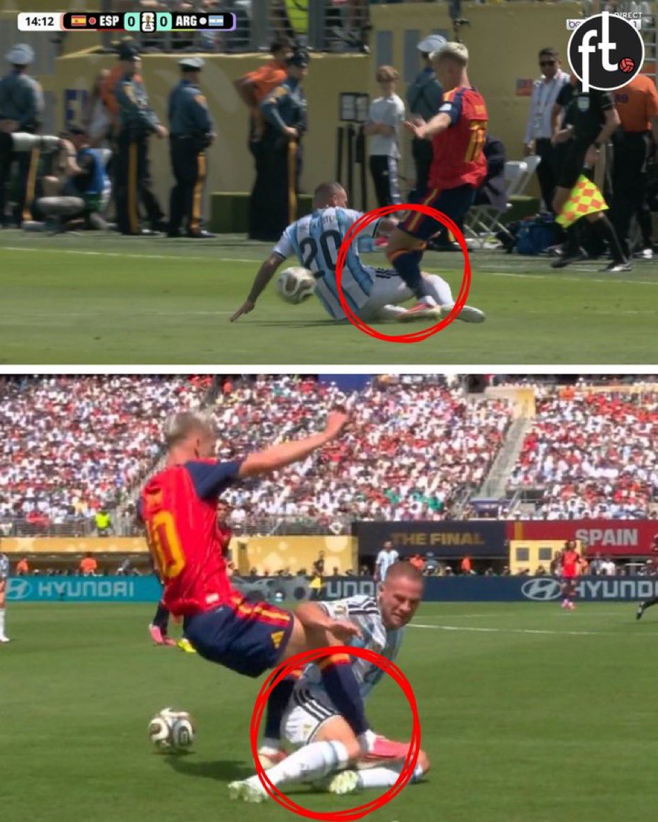 ArgensimioSoy's tweet photo. VERGÜENZA MUNDIAL: Faltas perdonadas durante el primer tiempo del partido entre la FIFA digo Argentina vs España. QUE ASCO. https://t.co/y6QpRa4lbP