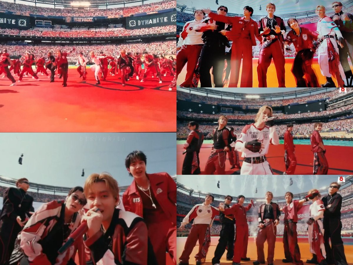 jnfication's tweet photo. BTS NO SE QUEDO ATRAS EN EL MEDIO TIEMPO, NOS DIO DYNAMITE CON SUS VOCALES Y RAP ❤️‍🔥

BTS AT WORLD CUP 2026
#BTSxWORLDCUP2026
#BTSHALFTIMESHOW https://t.co/6u6hjffSt8