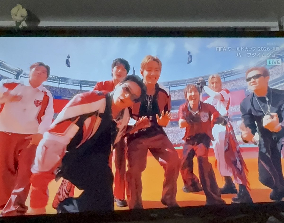 one_eri0810's tweet photo. ハーフタイムショー💜⚽️
最高でした！
#v https://t.co/27tOG0iQ9C