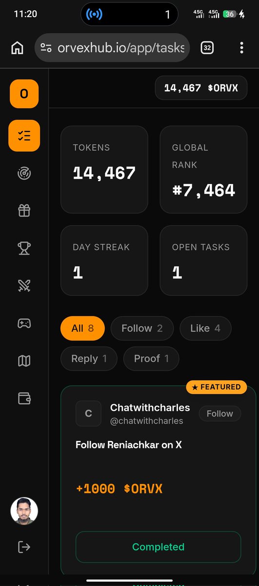 Mjsarker7862023's tweet photo. #allusers, #orvexhub,#joinnow
Orvexhub airdrop, early join
https://t.co/rVaJiwL79q https://t.co/BsbGyRu8Wg