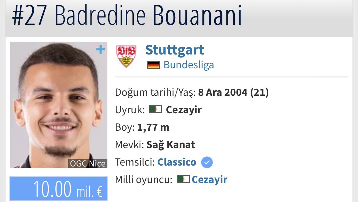atakannclb's tweet photo. ÖZEL | Edindiğim bilgilere göre Beşiktaş, Badredine Bouanani için resmi teklifini iletti. Siyah-beyazlılar, genç oyuncunun transferi konusunda süreci yakından sürdürüyor. https://t.co/u0WkcpnLNB