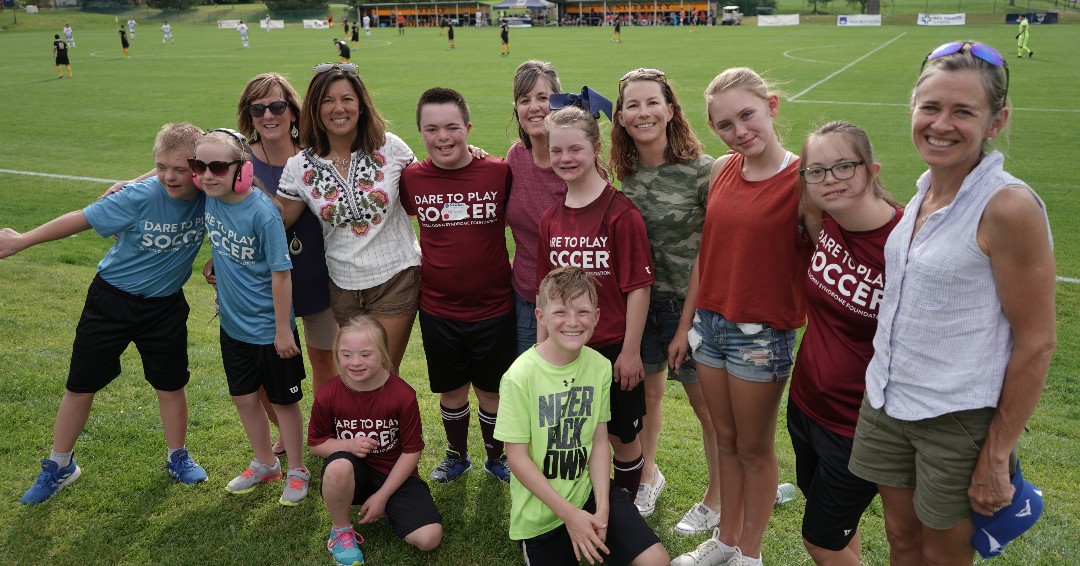 GDSFoundation's tweet photo. β½ As @FIFAWorldCup wraps up, we're looking back at GLOBAL's #DareToPlay Soccer Camp. π Athletes w/ #DownSyndrome, @RegisUniversity Rangers & @ColoradoRapids came together for unforgettable memories on & off the pitch. Here's to the beautiful game & friendships it inspired. π https://t.co/1DppIpj8PQ