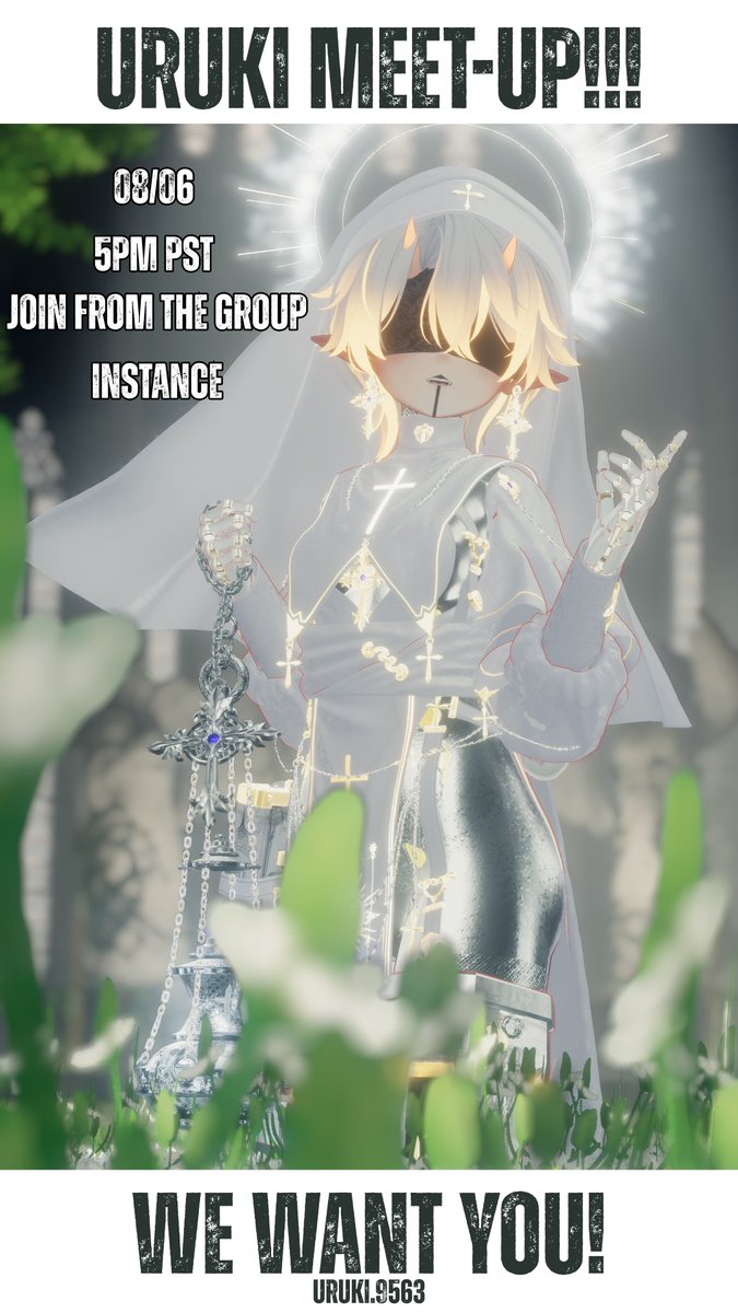 VIOLET_WITCH42's tweet photo. SINCE THIS LOVEY COMUNITY OF URUKIS HAS GROWN I HAVE  DECIDED TO PROUDLY ANNOUNCE THE FIRST URUKI APPRECIATION EVENT AND GET TOGETHER!!!

08/06 5PM PST
WE WILL OUR FIRST LIVE EVENT HANGOUT!!!!
WE WILL HOST A WORLD FROM OUR GROUP AND IT WOULD BE NICE TO SEE YALL THERE!!
#URUKI https://t.co/0srjkkQUWv