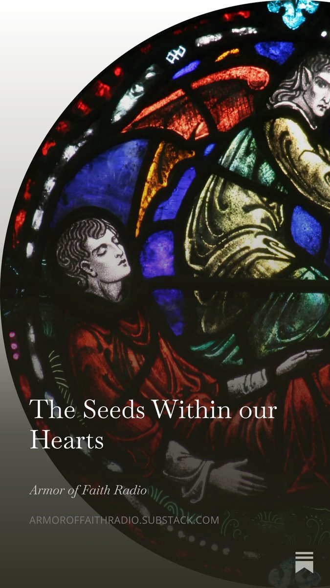 ArmorofFaithRad's tweet photo. The Seeds Within Our Heart

"If we desire Christ's mercy, then, we must tend to the ground of our soul."

https://t.co/HHDb2AAkpf

#Catholic #CatholicRadio #CatholicX https://t.co/ck6GamLhGy
