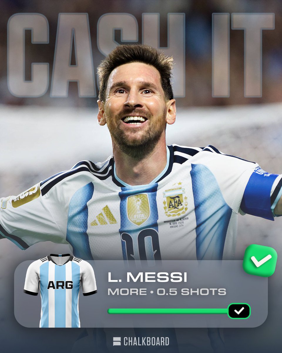 ChalkboardHQ's tweet photo. The GOAT couldn't get a shot in regulation, but we'll cash the discount for you anyways ✅

Enjoy extra time. 🫶 https://t.co/cUnmEkTLHT