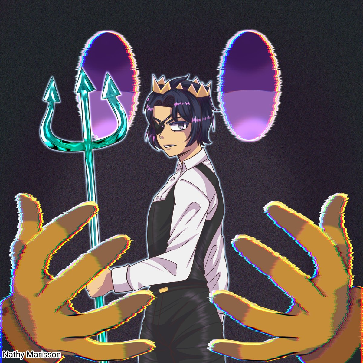 NathyMarisson's tweet photo. Otro atque! para @_Alexburgo 

plus: Mi oc de minecraft: Onyx https://t.co/JRml84Inln