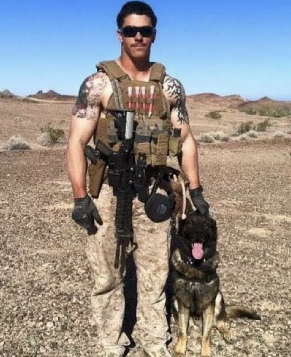 MilitaryCooI's tweet photo. Sgt. Joshua R. Ashley Died July 19, 2012 Serving During Operation Enduring Freedom.

In 2012, Sgt. Ashley was leading a patrol attached to a Marine Special Operations Command team out of Zombalay Village in the Helmand Valley. Ashley hit an IED and was fatally wounded while his working dog, Sirius, was far enough away from the blast and survived.

Ashley's friends and family describe him as a protector and as the type of person who always looked out for others and took them under his wing.