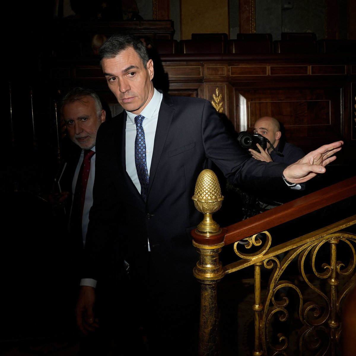 WallStreetMav's tweet photo. Spain’s socialist Prime Minister watching to see how much tax revenue he will get to steal from the Spanish team’s winnings. https://t.co/hXVrO8EXdK