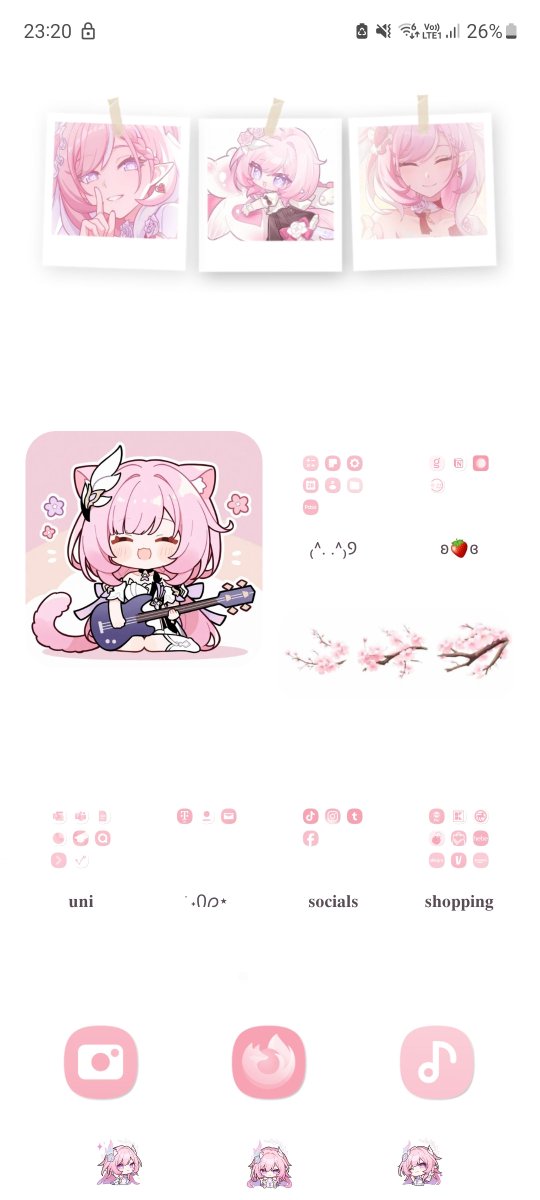 miaureo's tweet photo. my homescreen is looking kinda cute rn.. https://t.co/LtydiIaF9V