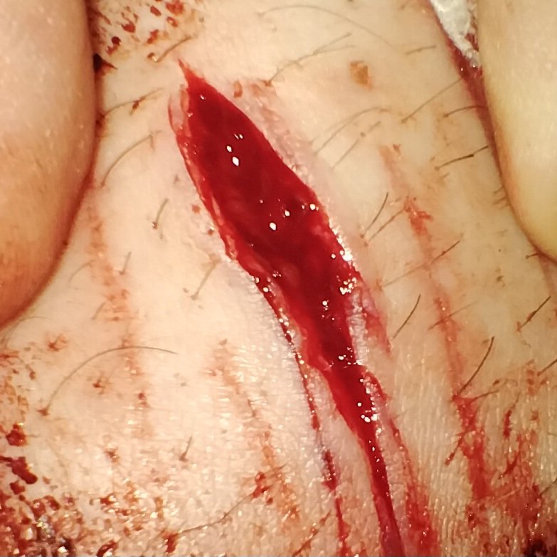 0smay777's tweet photo. look how pretty it is!!! 

Ai generated, MAKE UP SFX, PRACTICE FOR HALLOWEEN, FAKE!!! https://t.co/g4kYqQHKGn