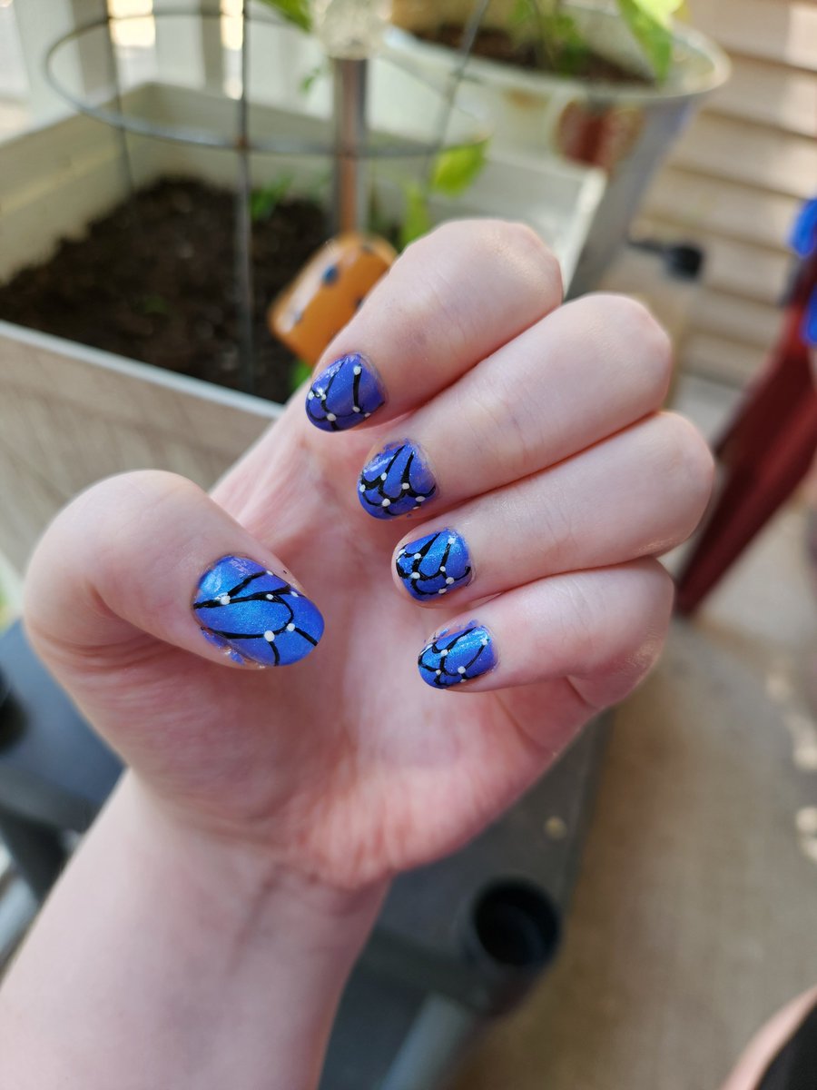 bejeweled's tweet photo. Summer butterfly nails this weekend 🫶 https://t.co/StxBcv70zE