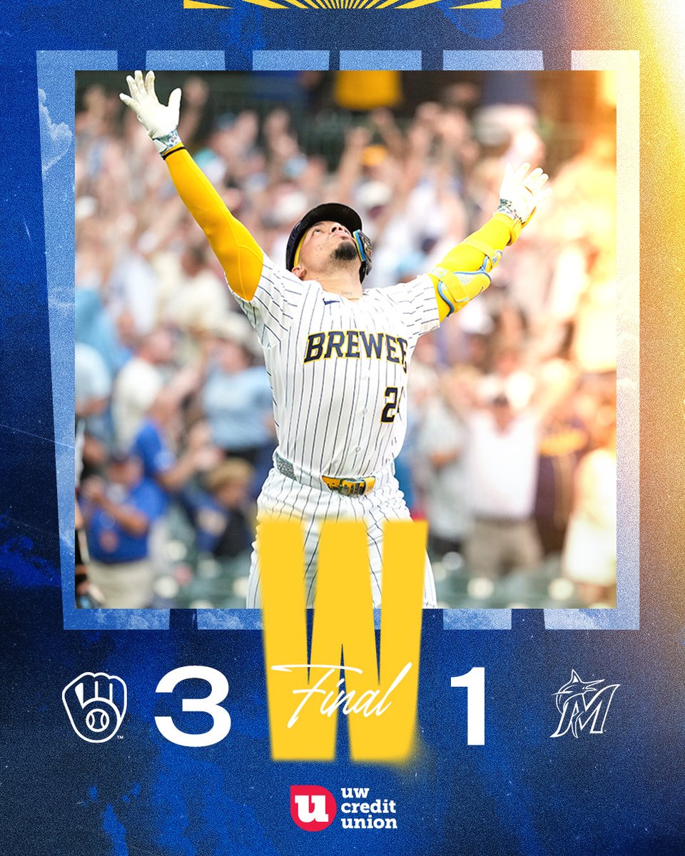 Brewers's tweet photo. ELECTRICIDAD 

#ThisIsMyCrew x @UWCreditUnion https://t.co/FkXK6mdqsz