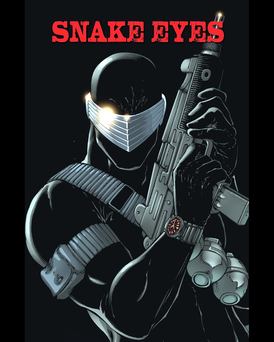 ClassicGIJoe's tweet photo. Snake Eyes by Joe Benitez. https://t.co/dMQb2uDtj6