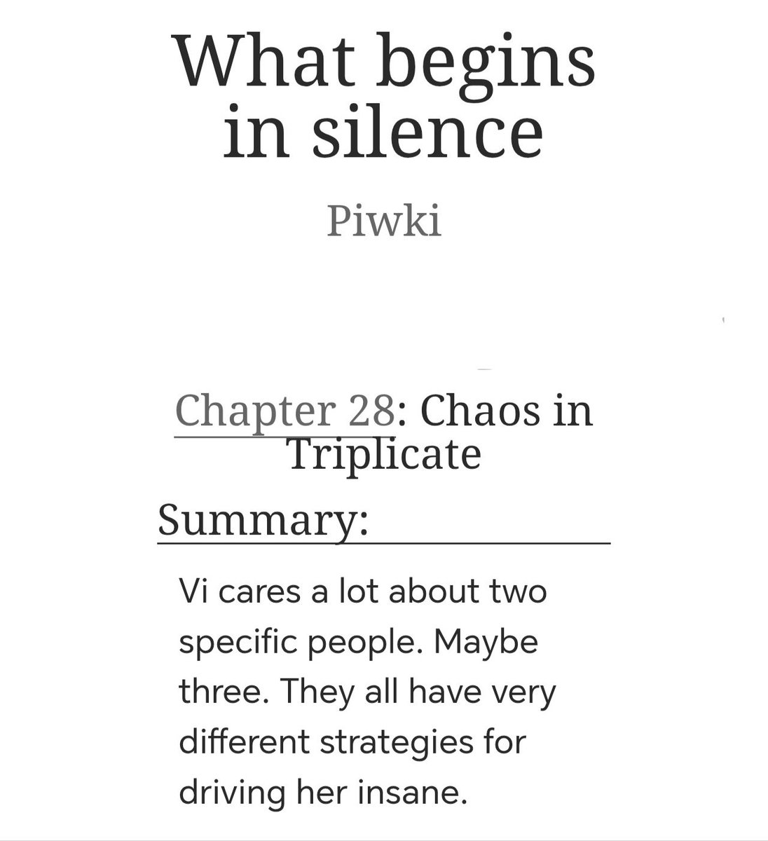 Piwkivi's tweet photo. This chapter will cure your depression.
https://t.co/sy5hYmvt2N https://t.co/7TNOOIIjLM
