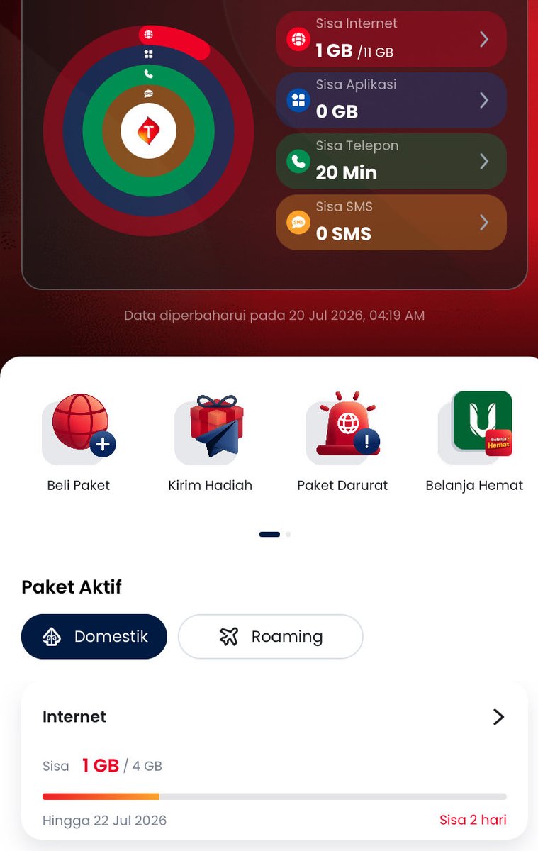 bjorncraz's tweet photo. @Telkomsel WOI TELKOMSEL, udah kubeli paket ini kok malah gak ada kuotanya masuk?? https://t.co/5CHtsSG4e3