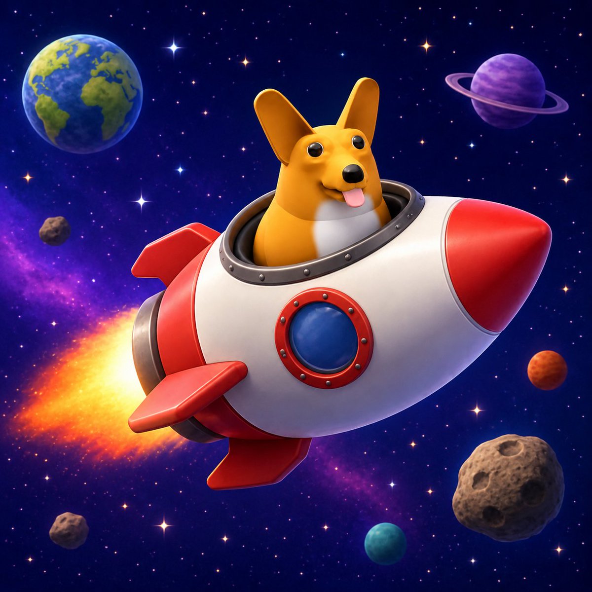MemedogRH's tweet photo. $Memedog to the moon! https://t.co/otL5vAvqE4
