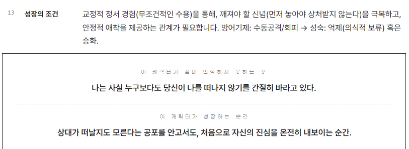 BE_gopuda's tweet photo. 자캐 심리 분석 츠바키로 했는데 이부분 넘 좋앗음 결국 츠바키는 류지가 있어야 성장할 수 있다는 점이 넘 룽함 https://t.co/hr3oNECcnG
