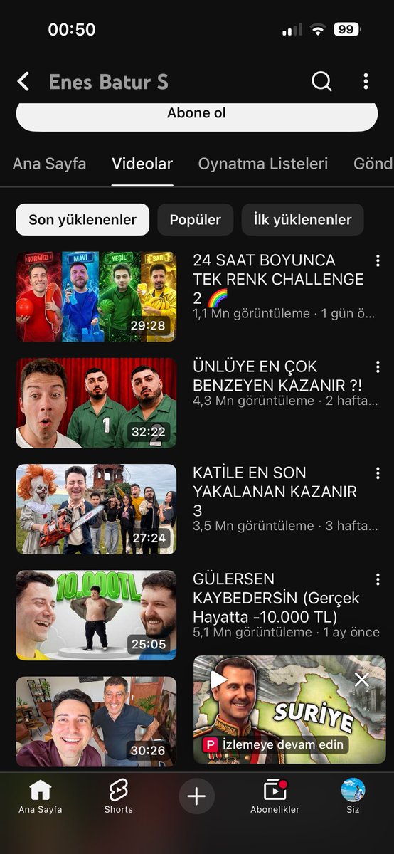 seckinium's tweet photo. @laonzr4 Şu izlenmelerle bi ton para kasıyordur dostum sende yapardın para için https://t.co/DqkMcEDATE
