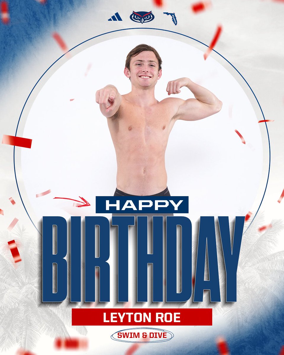 FAUSwimDive's tweet photo. Celebrating 2️⃣ birthdays today! Happy birthday Leyton and Madison 🥳🥳

#WIP🏝️ https://t.co/hsVBbM9vnw