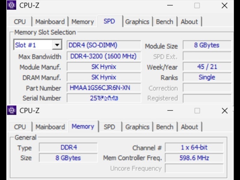 ビフォアフ。ひとまず正常に動作してる 仕様でGPUメモリ用に2GB持って