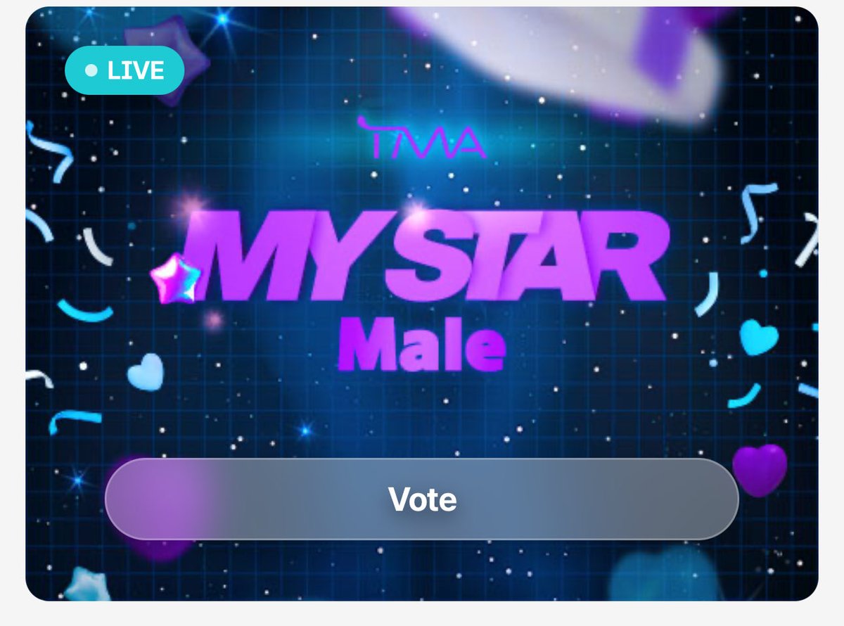 alliance_bts's tweet photo. [FAN N STAR]: 🏆 THE FACT MUSIC AWARDS

🛑 2026 TMA has officially started!

➟ Choice Group
   • vote for BTS

➟ My Star Male
   • BTS members are nominated

ℹ️ top 20 will proceed to finals
🗓️ Pre: Jul 20~Aug 3
🗓️ My Star Finals: Aug 3~Aug 17
🗓️ Choice Finals: Aug 18~Sep 7 https://t.co/jDM7ZNtm4E