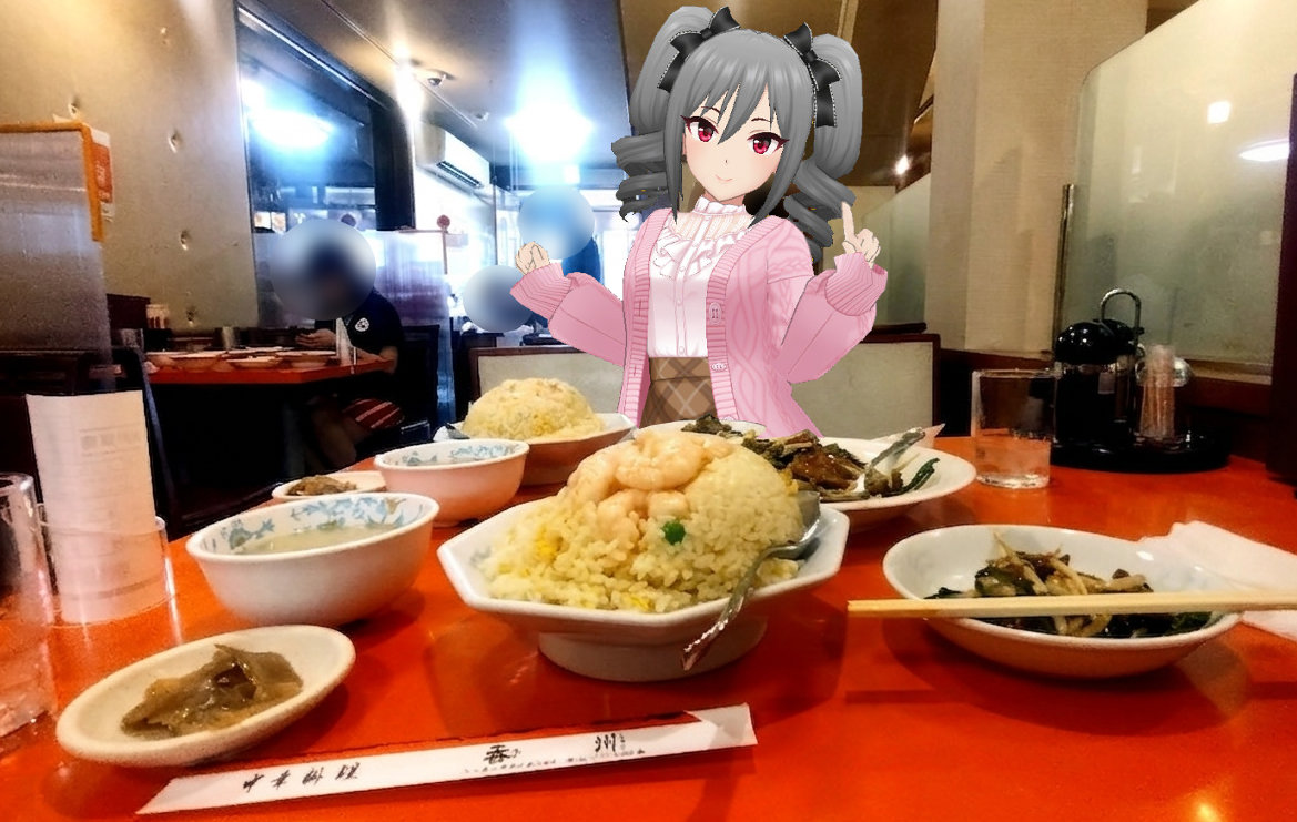 RanranrankoP's tweet photo. 蘭子ちゃん、今日のお昼は激ウマ中華だよ😋
中央のエビチャーハンが美味美味😋 https://t.co/ksdJxvjTrF