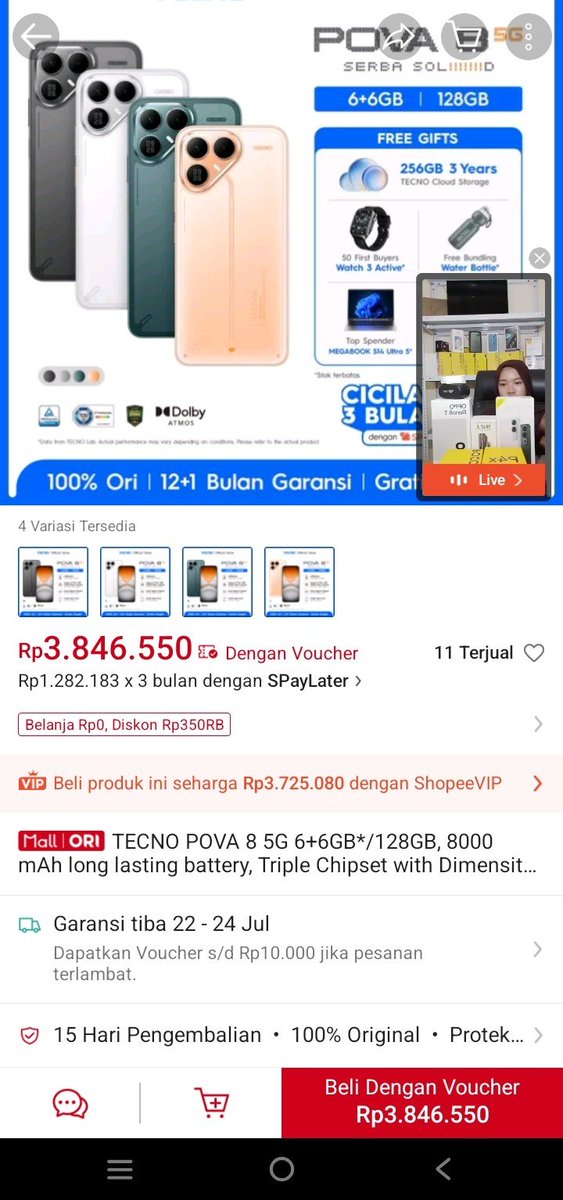 9Nickwilde's tweet photo. @ShopeeID Min aku mau dikirimin POVA 8 5G #TECNOPOVA85GShopee🤗 https://t.co/kCSDxgu7NX