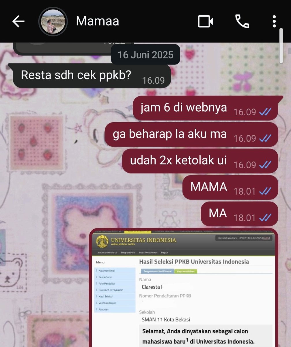 fisipstroberry's tweet photo. tutorial masuk ui:
-ketolak terus nyerah
-coba lagi https://t.co/0K4zWKTFx8