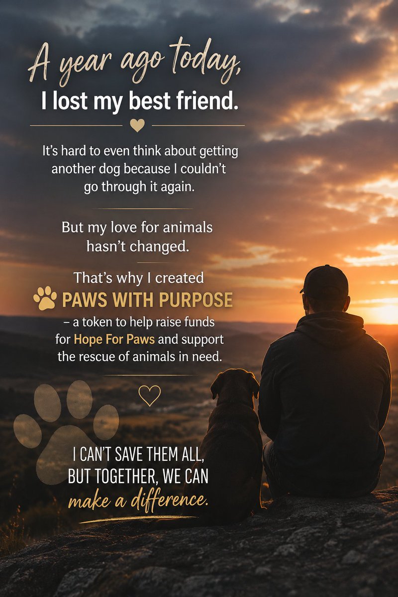 PawsWPurpose's tweet photo. A little back drop from me and why im committed to doing this. Any support is welcome. 
Ca: F8NLGKZqEKffdorGq2iGKeSMqkSoERBeeDiWY3pHpump https://t.co/TMosOReaRk