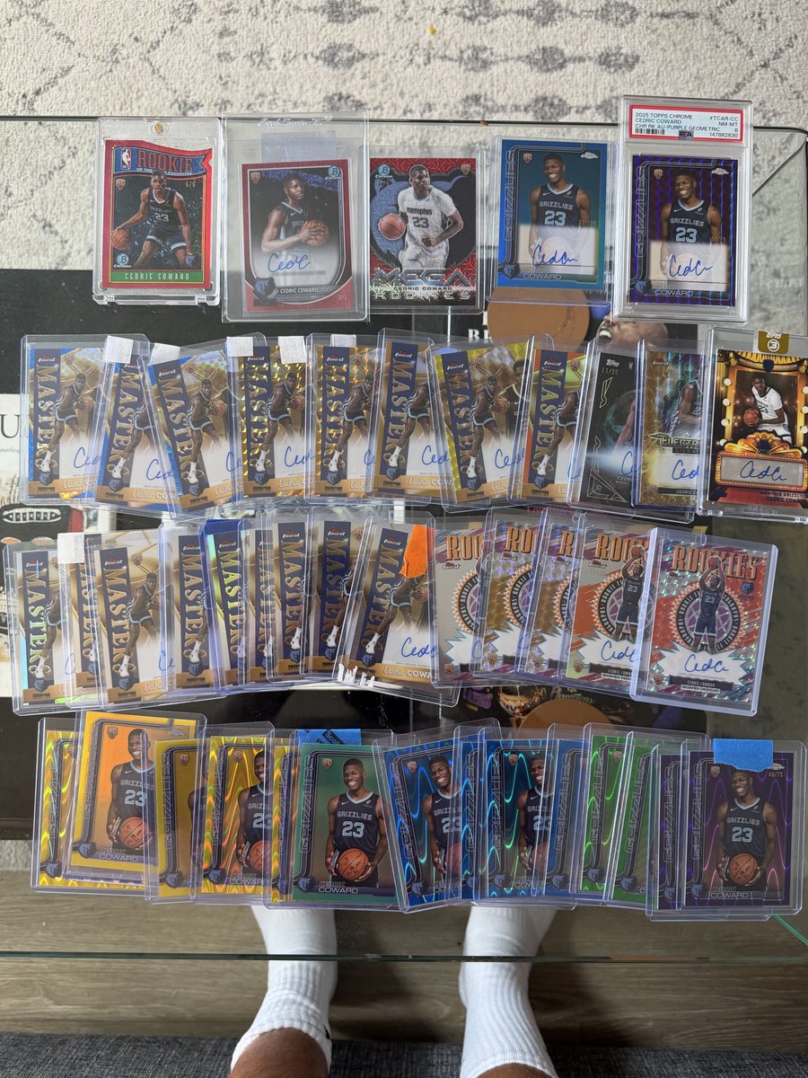 TheRealSergento's tweet photo. Anyone looking for some Cedric Coward cards after this performance ?! https://t.co/MUMQGpMSWa