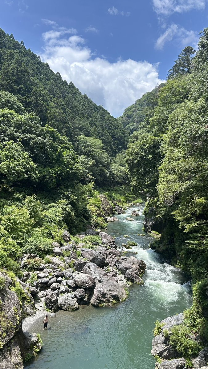 kurapikapika03's tweet photo. 奥多摩　あまりにも夏だった https://t.co/V4idGWI0JX