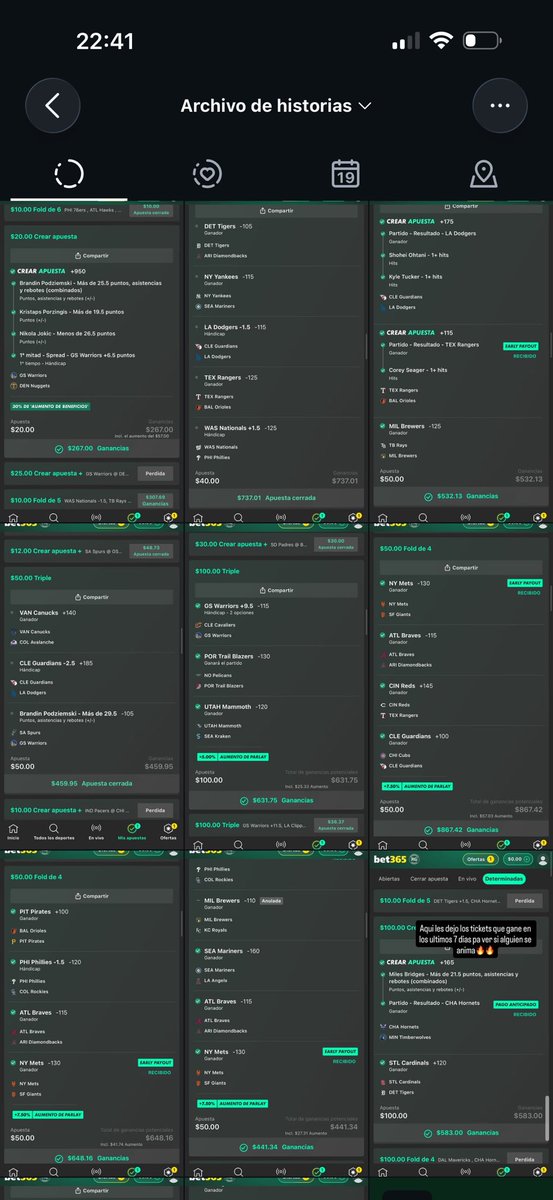 frangeld10's tweet photo. Mi gente, hay apps que por usuario nuevo dan bonos de 200$ y eso yo lo transformo en dinero real, y asi nos repartimos, lo hago con jugadas de MLB, esta on fire ahorita, pura gente seria y que resida en EEUU es un extra, dejare una imagen 

#parlays #eeuu #bet365 #juntosganamos https://t.co/XsJ3fA5l3O